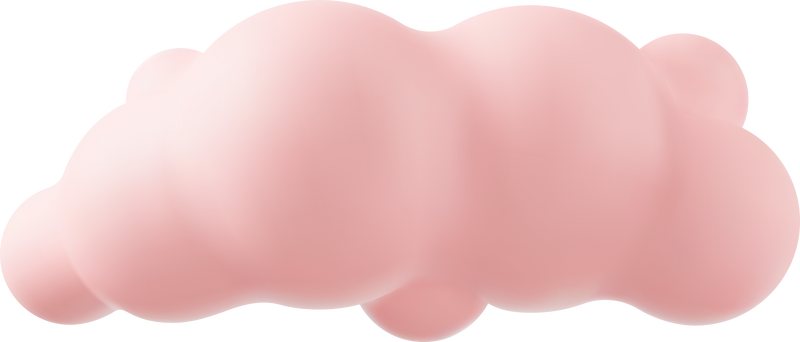 3D Pink Clouds