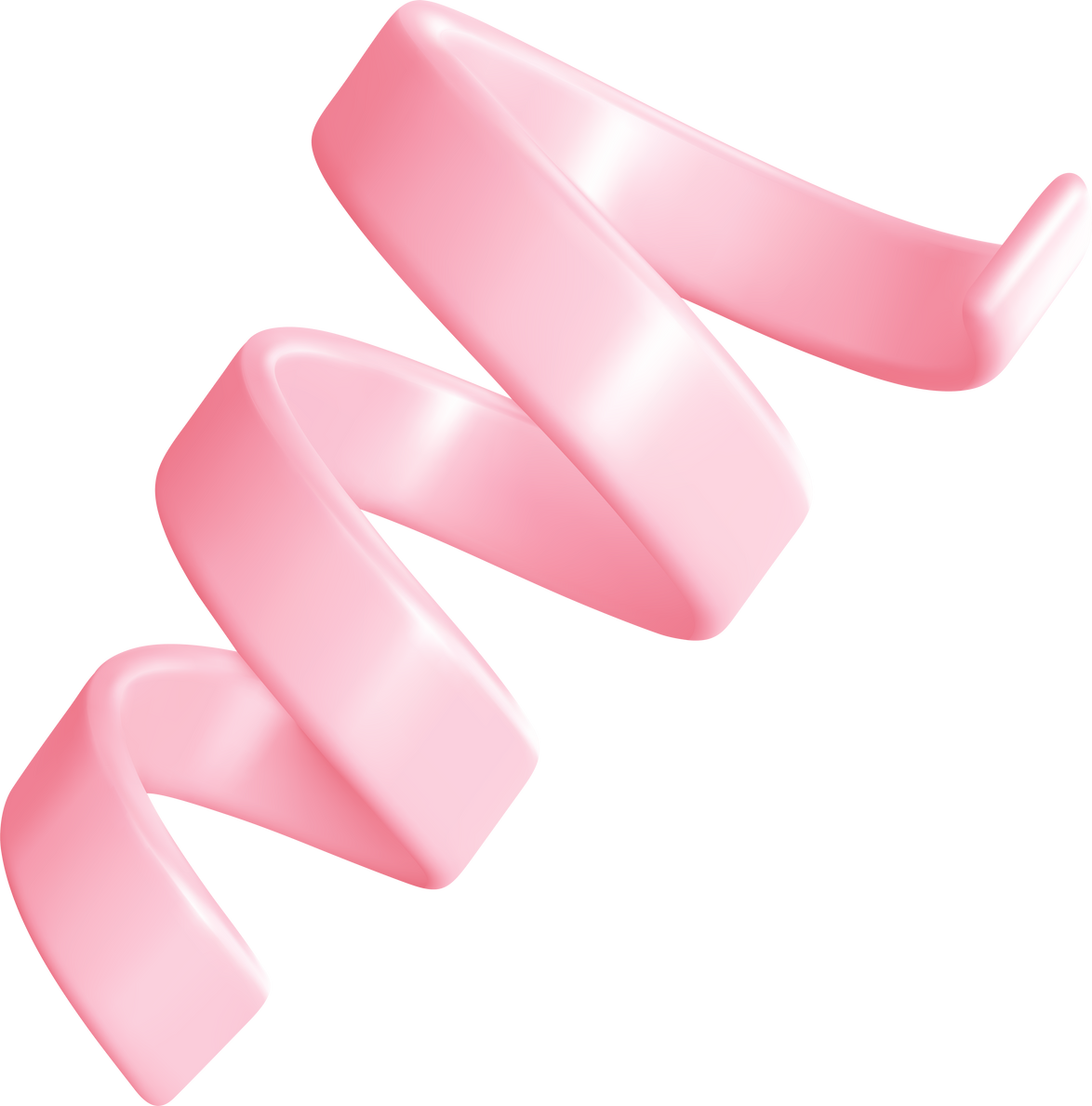 3D Pink Confetti